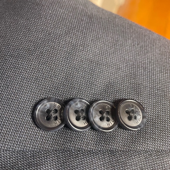 Mens Suit Jacket 42R Tommy Hilfiger  | Modern Fit - Navy Blue - Picture 4 of 5